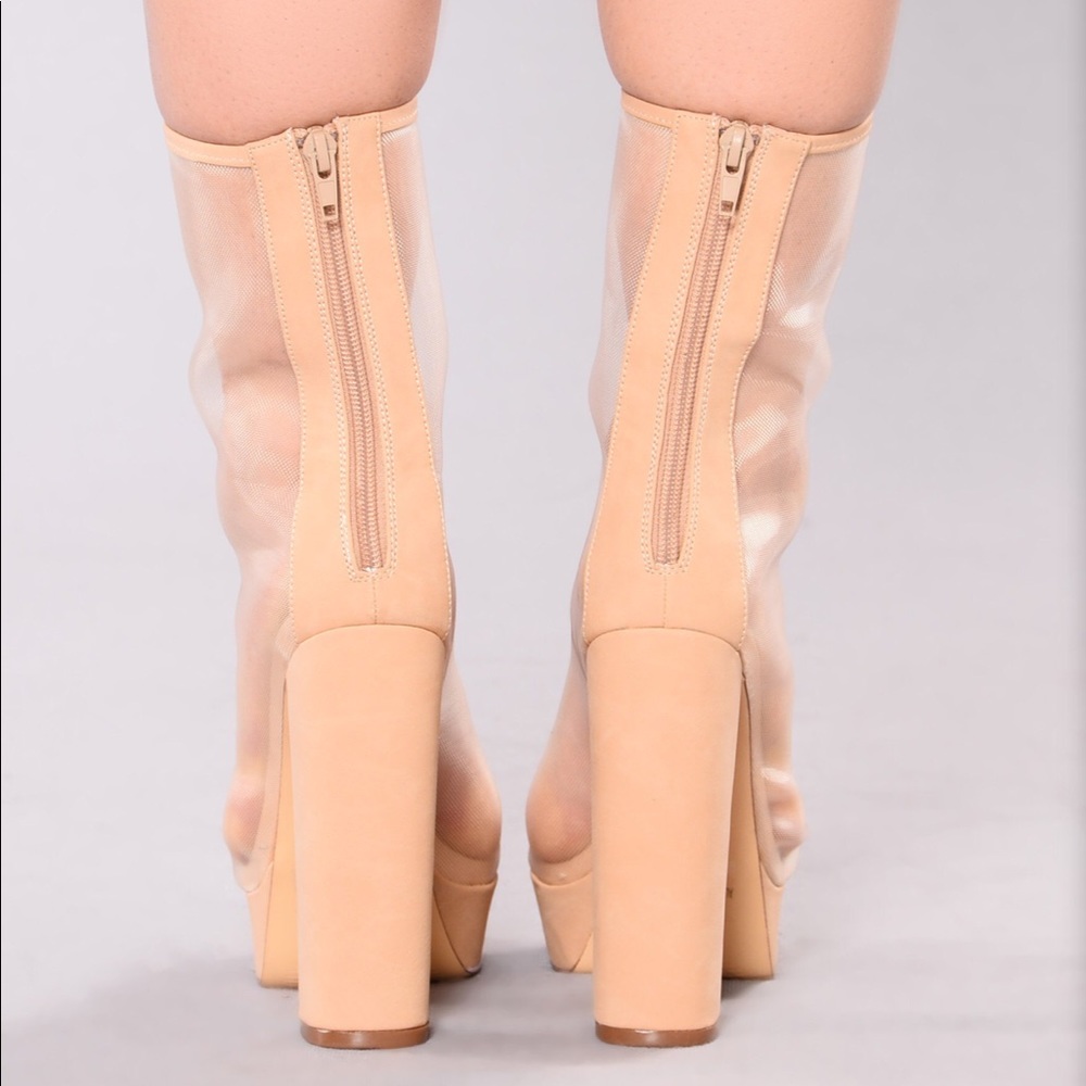 Mesh Block Heel - Picture 3 of 8